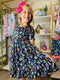 Bowtism ABC School Twirl Dress with Matching Bow - Bowtism